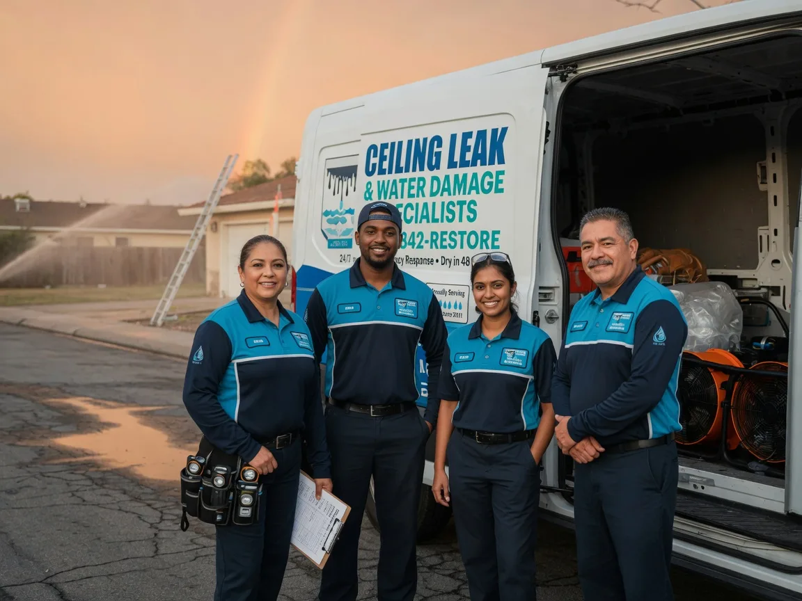 Ceiling Leak Cleanup company in Preston Park, PA