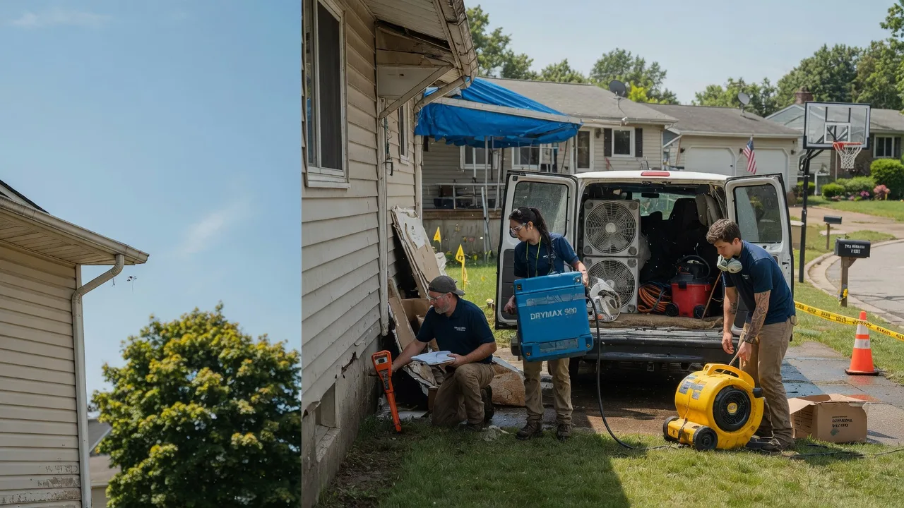 Ceiling Leak Cleanup in Preston Park, PA near me